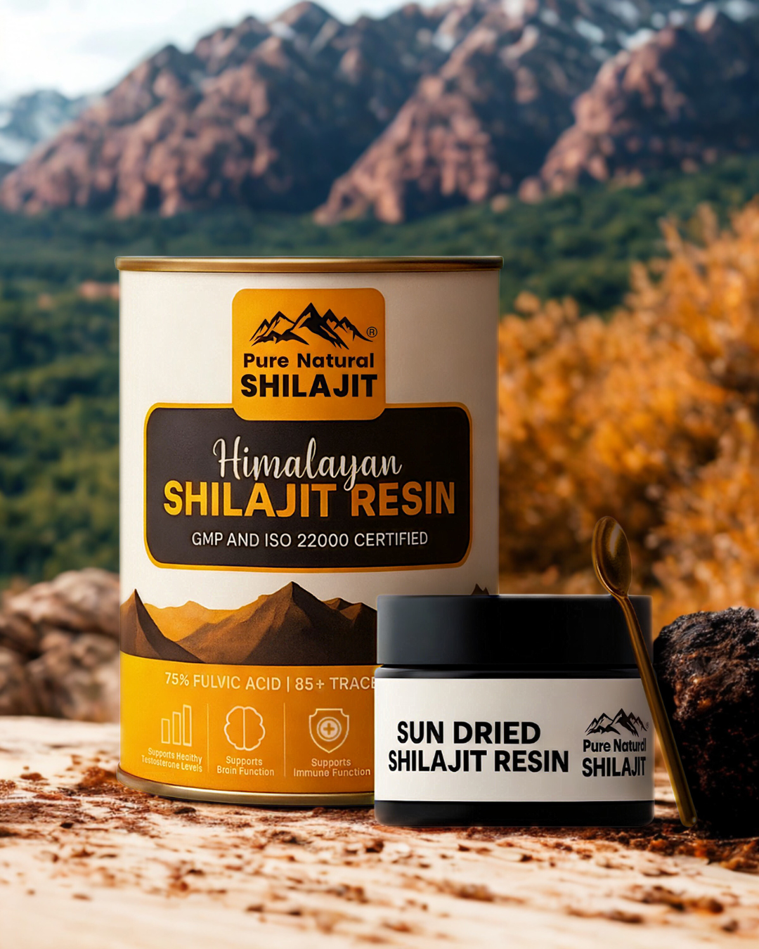 Pure Himalayan Shilajit , Gold Grade Sun Dried Shilajit Resin