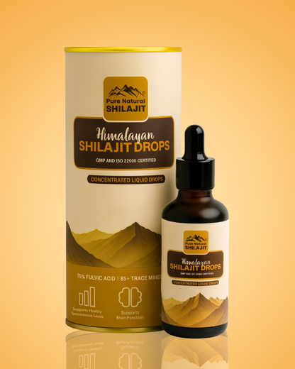 Pure Himlayan Shilajit Drops , Gold Grade Sun Dried Concentrated Shilajit Drops