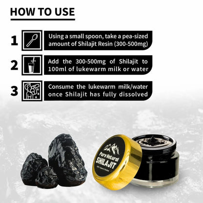 Pure Natural Shilajit™🌿 - 100% Authentic Himalayan Shilajit 20 Grams Pure Natural Shilajit