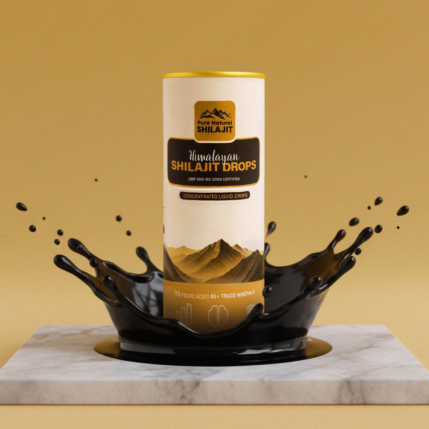 Gold Grade Sun Dried Himalayan Shilajit Drops