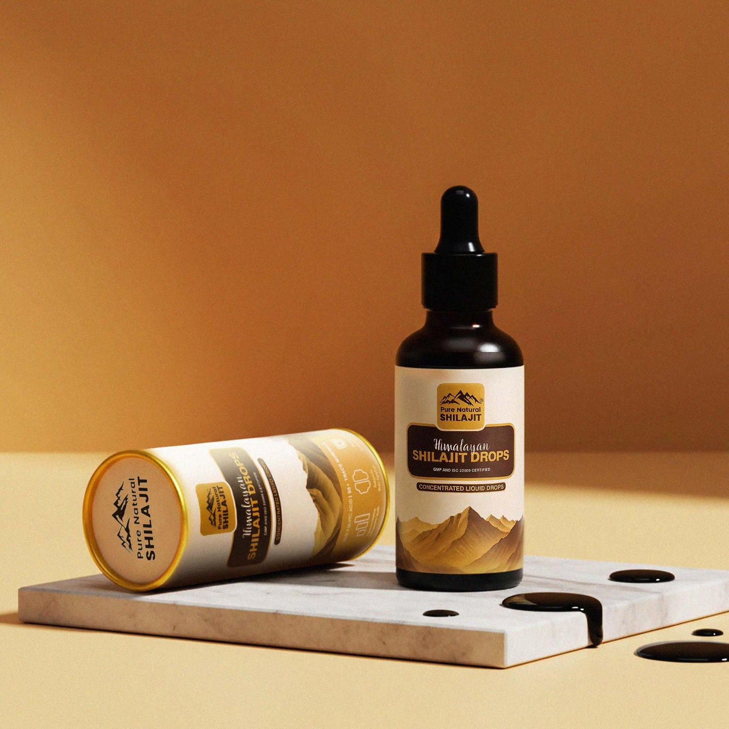 Gold Grade Sun Dried Himalayan Shilajit Drops